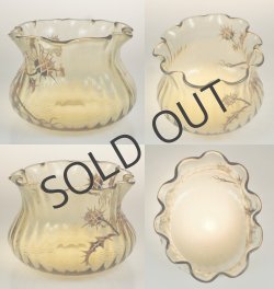 画像3: 【GALLE】ガレ　薊とロレーヌ十字文エナメル彩花器