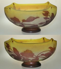 画像3: 【GALLE】ガレ　フクシア文深鉢