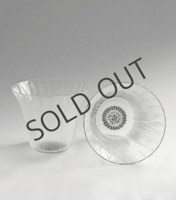 画像1: 【LALIQUE】ルネ・ラリック　LOTUS ゴブレ2客