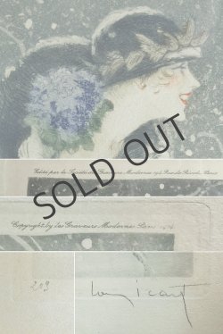 画像6: 【ICART】ルイ・イカール 『ウィンター・ブーケ』オリジナル銅版画