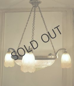 画像2: 【H&V/MULLER】紫陽花文シャンデリア