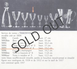 画像6: 【LALIQUE】ルネ・ラリック　THIONVILLEワイングラス