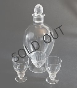 画像1: 【LALIQUE】ルネ・ラリック　SAUMUR酒器セット