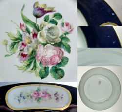 画像5: 【SEVRES】セーヴル 花絵皿2点