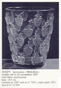 画像6: 【LALIQUE】ラリック　MALAGA 葡萄洗い
