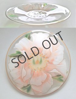 画像5: エナメル彩花絵小皿3種