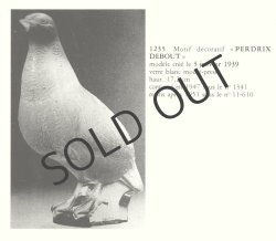 画像7: 【LALIQUE】ルネ・ラリック 　Perdrix Debout  置物