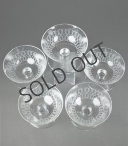 画像2: 【BACCARAT】バカラ　ループ模様シャンパンクップ5客