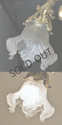 画像5: ルイ16世風4灯式シャンデリア