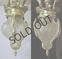 画像4: ルイ16世風4灯式シャンデリア