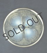 【LALIQUE】ルネ・ラリック　COQUILLES 中皿 銀縁