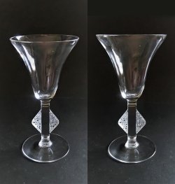 画像2: 【LALIQUE】ルネ・ラリック　SAVERNE マデールグラス2客