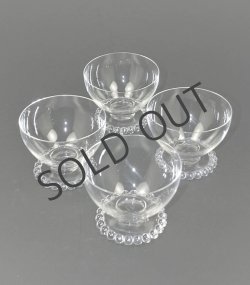 画像1: 【LALIQUE】ルネ・ラリック　BOULES シャンパンクップ4客