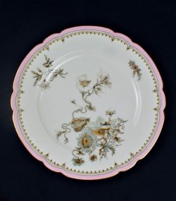 画像4: 【HAVILAND】アヴィランド　花絵デザート皿とコンポート　