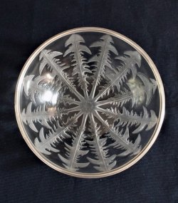 画像1: 【LALIQUE】ルネ・ラリック　PISSENLIT 大鉢 銀縁