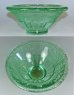 画像2: 【DAUM】ドーム　緑色ガラスの深鉢 (2)