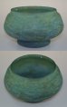 画像2: 【DAUM】ドーム　青緑色斑文ガラスの中鉢 (2)