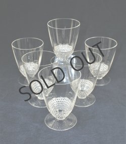 画像1: 【LALIQUE】ルネ・ラリック　NIPPON ウォーターグラス6