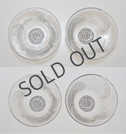 画像3: 【LALIQUE】ルネ・ラリック　PAVOT ゴブレ2客