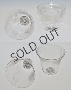 画像2: 【LALIQUE】ルネ・ラリック　PAVOT ゴブレ2客