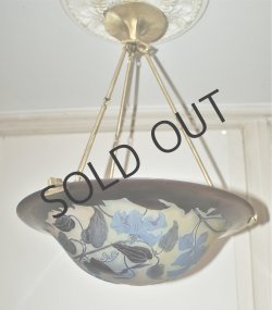 画像5: 【GALLE】ガレ　クレマチス文吊灯