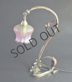 画像2: アール・ヌーヴォーの小さなテーブルランプ