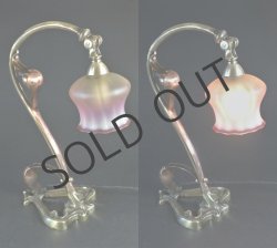 画像4: アール・ヌーヴォーの小さなテーブルランプ