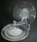 画像1: 【LALIQUE】ラリック　LEDA デザート皿5客 (1)