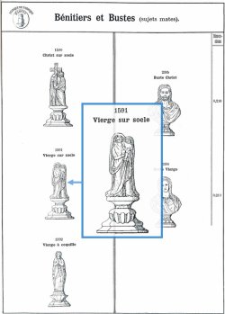 画像6: 【ST-LOUIS】サン・ルイ　聖水盤付き聖母子像