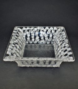 画像1: 【LALIQUE】ルネ・ラリック　ROSES 角鉢