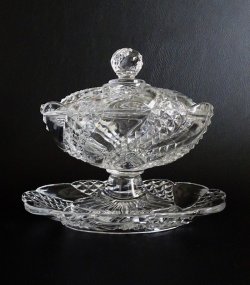 画像1: 【BACCARAT】バカラ　Serpentine シュガーポット