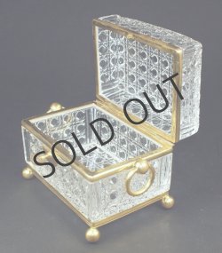 画像2: 【BACCARAT】バカラ　八角籠目文カットの玉手箱