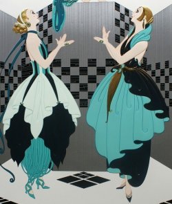 画像3: 【ERTE】エルテ『ダンサーとマリオネット』シルクスクリーン版画