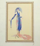 【ERTE】エルテ『自惚れ女』リトグラフ版画