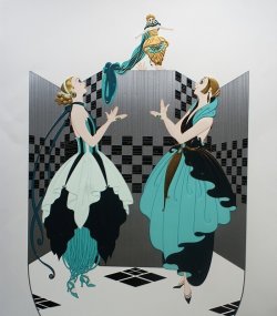 画像1: 【ERTE】エルテ『ダンサーとマリオネット』シルクスクリーン版画