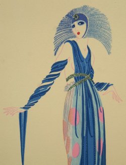 画像4: 【ERTE】エルテ『自惚れ女』リトグラフ版画