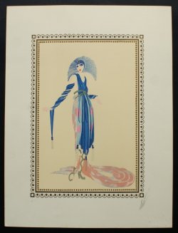 画像2: 【ERTE】エルテ『自惚れ女』リトグラフ版画