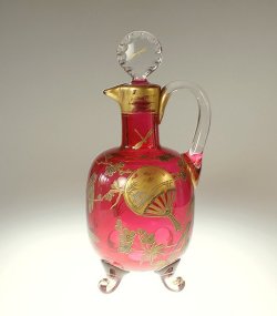 画像1: 【BACCARAT】バカラ　金銀彩ジャポニズム酒器