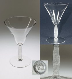 画像2: 【LALIQUE】ルネ・ラリック　LOGELBACH ワイングラス (M)