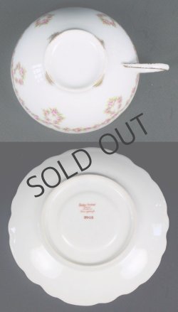 画像3: 【HAVILAND】薔薇のガーランド文ティーカップ6客 