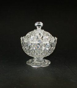 画像1: 【BACCARAT】バカラ　Diamants carrés 蓋物