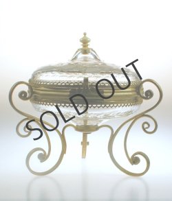 画像2: グラヴュールが美しい脚付き小箱 