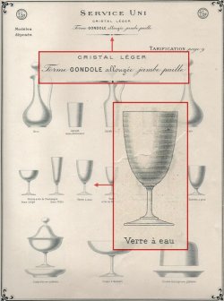 画像4: 【BACCARAT】バカラ 蔦文 ウォーターグラス6客