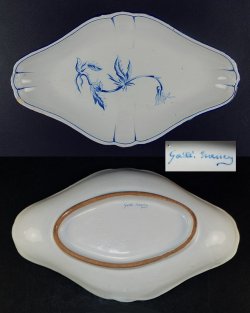 画像4: 【GALLE】ガレ　Herbierサン・クレマン陶器ラヴィエ ２点