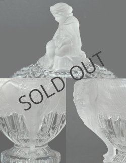 画像4: 【BACCARAT】バカラ　象と象使いの少年 蓋物