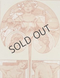 画像3: 【MUCHA】ミュシャ　Figures décoratives ｎ°11 オリジナル・リトグラフ