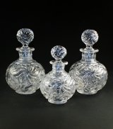 【BACCARAT】バカラ　Rosaces multiples フラコン3点