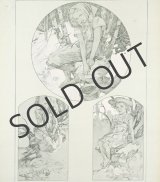 【MUCHA】ミュシャ　Figures décoratives ｎ°35 オリジナル・リトグラフ