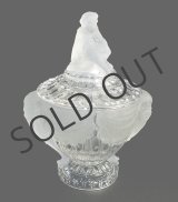 【BACCARAT】バカラ　象と象使いの少年 蓋物