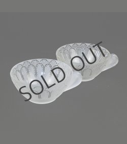 画像1: 【LALIQUE】ルネ・ラリック  JAFFA アイスクリームカップ2客